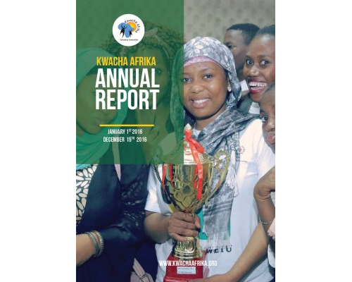 Annual Report for January 1st 2016-December 15st 2016